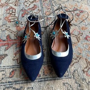 Aquazzura by Poppy Delevigne flats